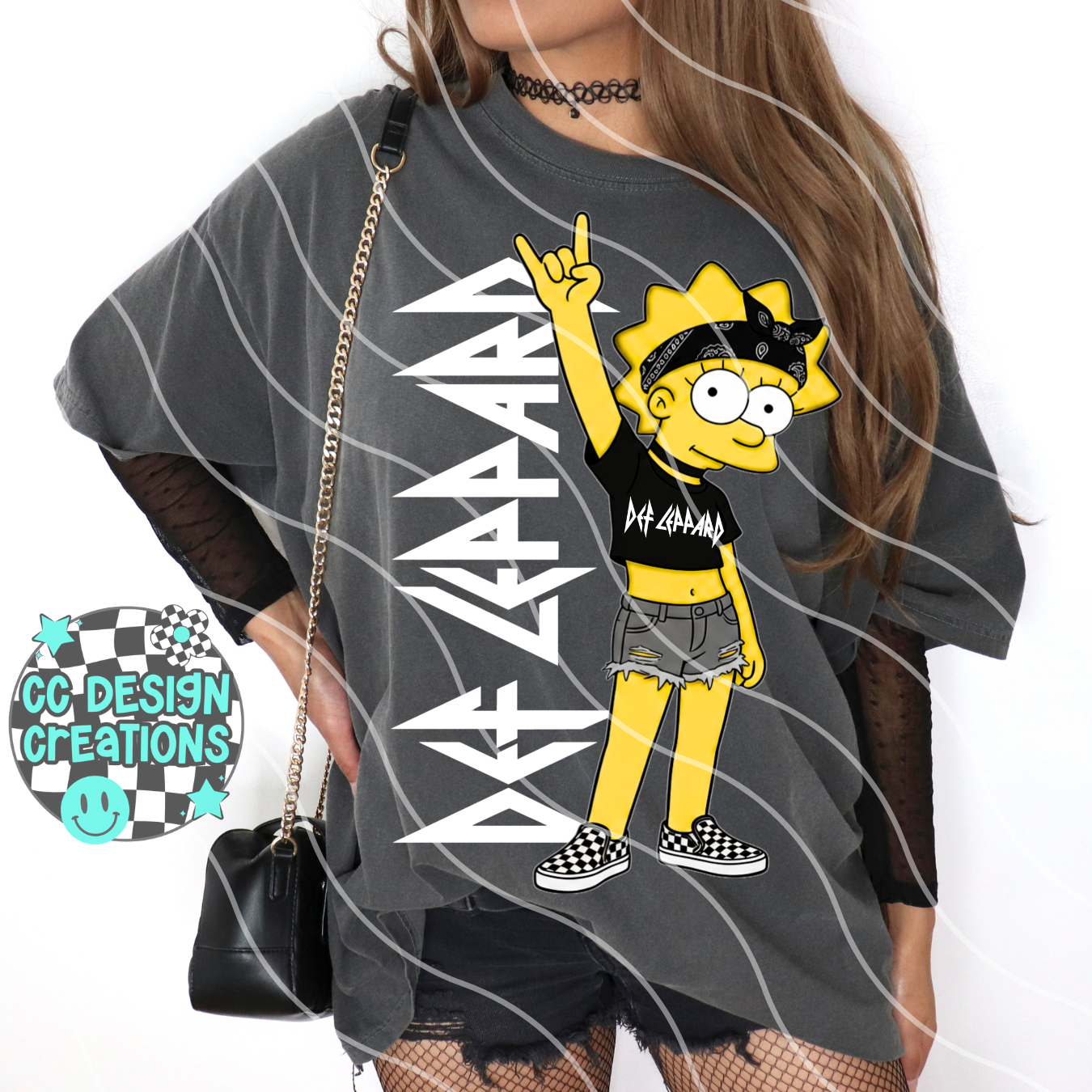 DEF LEP ROCKER LISA PNG Digital Download