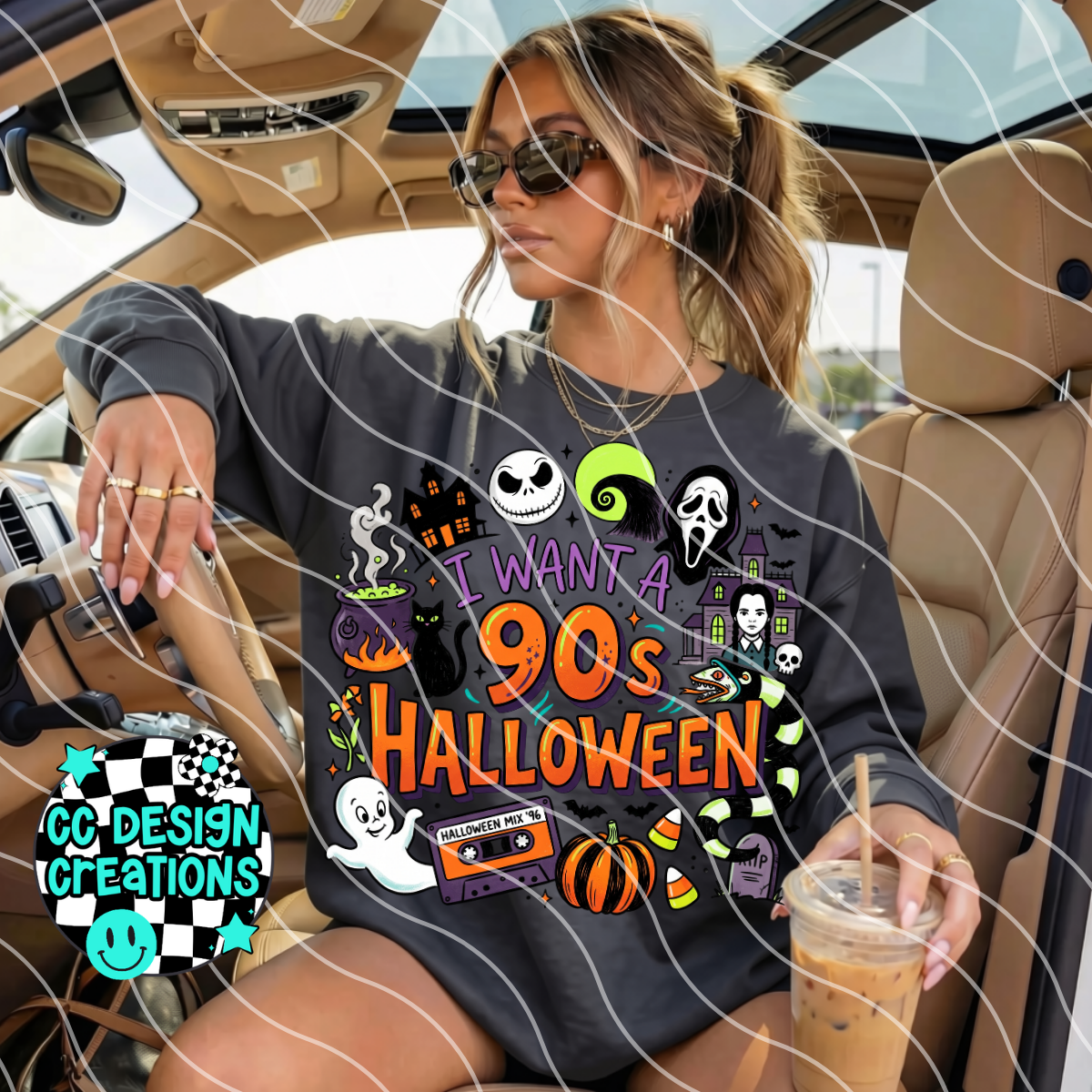 90S HALLOWEEN PNG DIGITAL DOWNLOAD