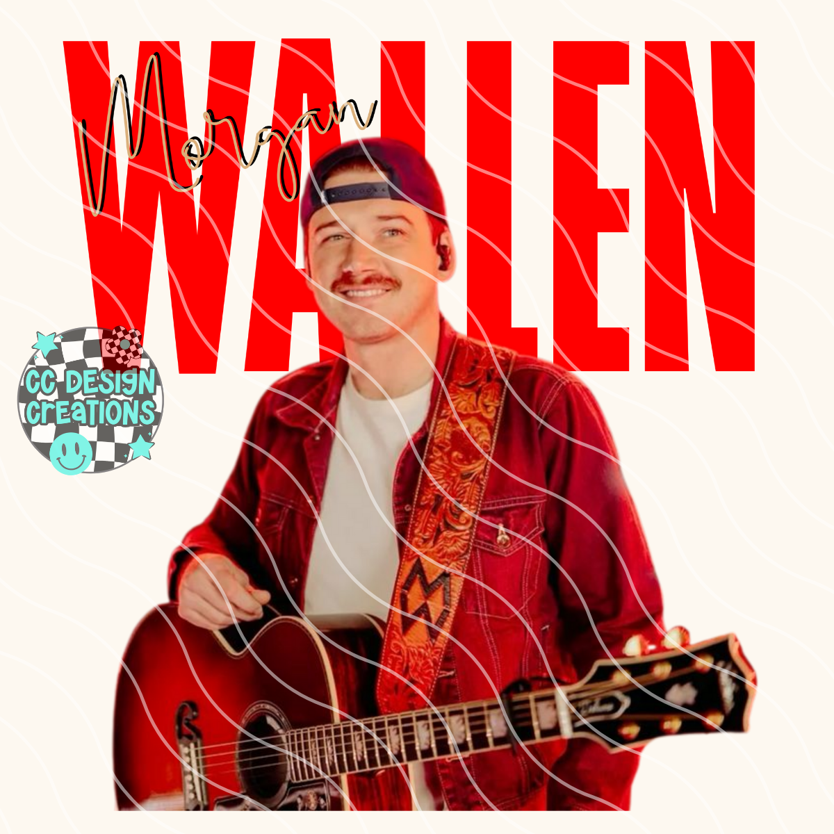 Country Music Wallen PNG Digital Download (2 Files)