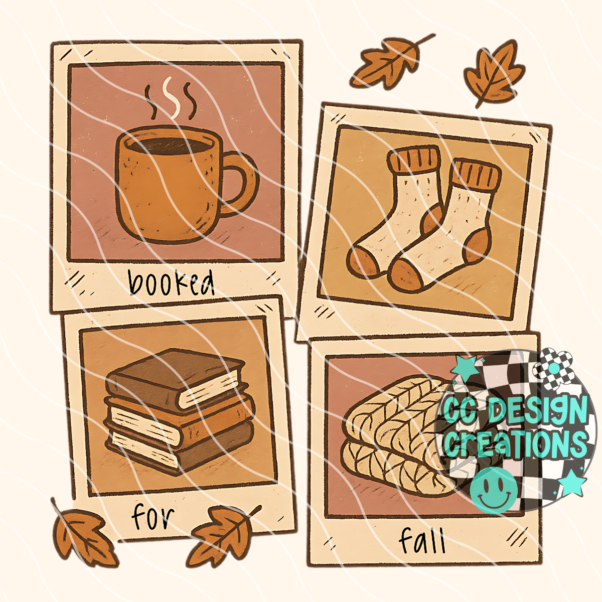 Booked For Fall PNG Digital Download