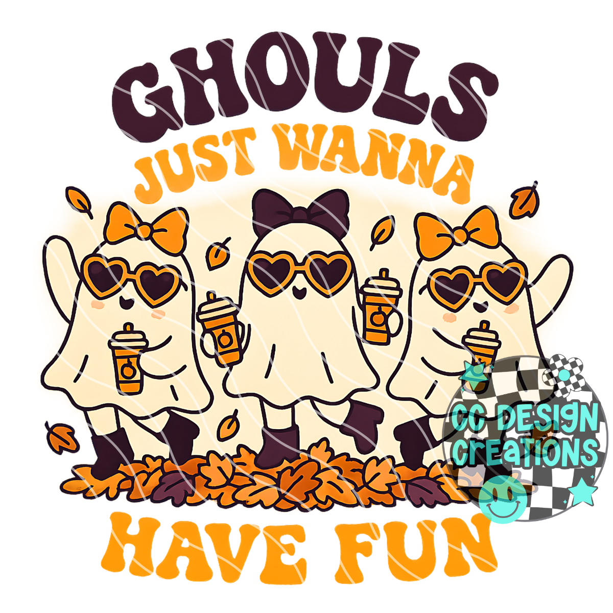 Ghouls Just Wanna Have Fun PNG Digital Download