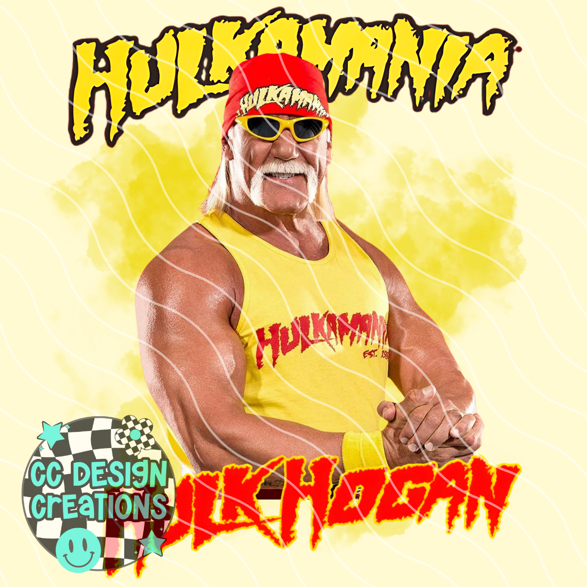 Hulk Hogan Hulkamania PNG Digital Download