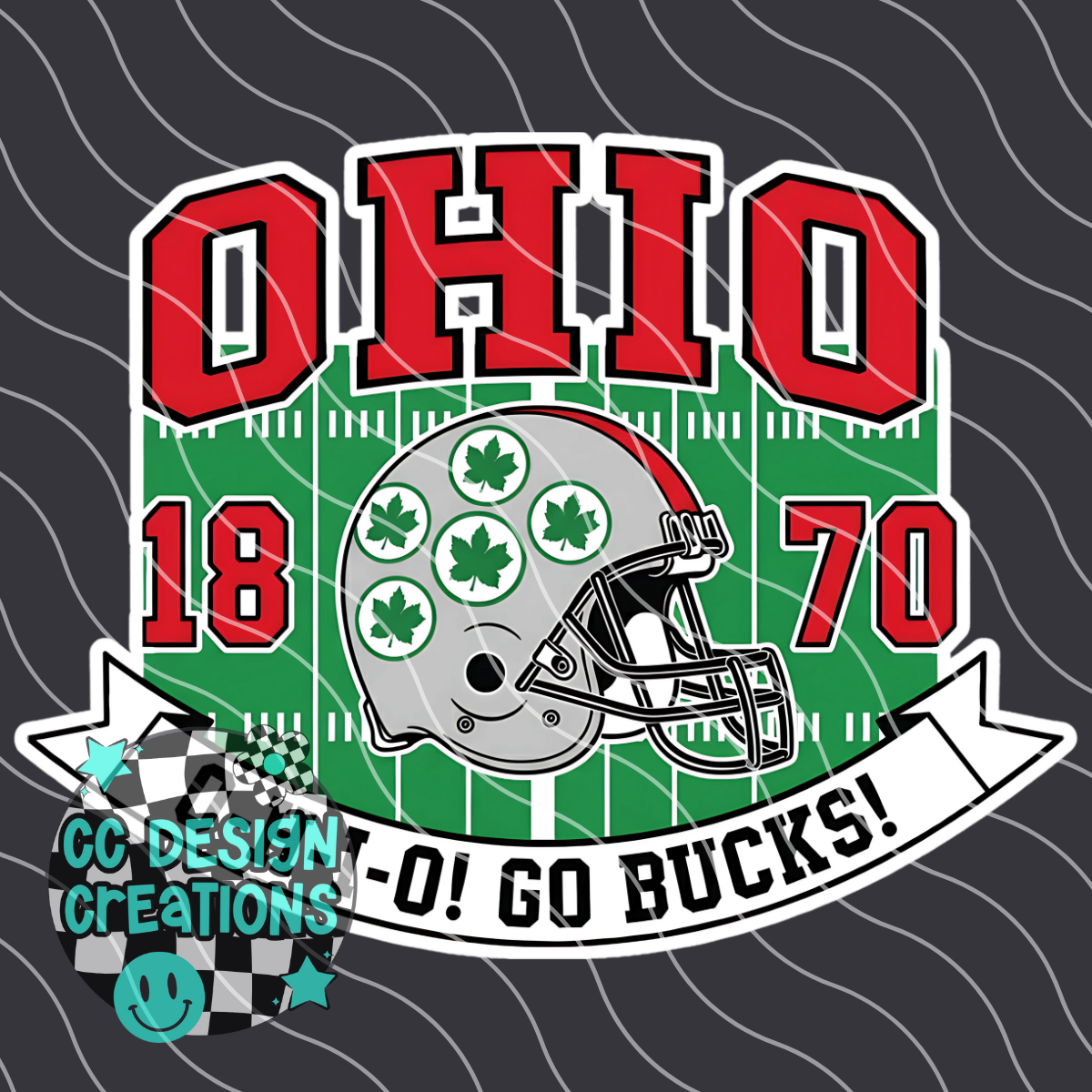 Ohio Retro Collegiate PNG Digital Download