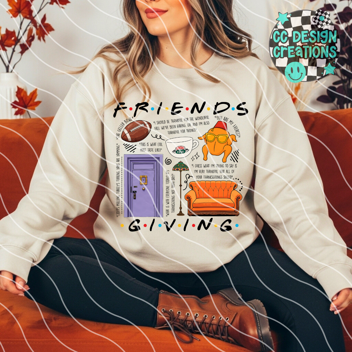 Friendsgiving PNG Digital Download