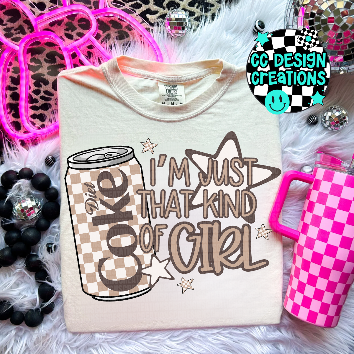 Just That Kind of Girl Diet Co ke PNG Digital Download