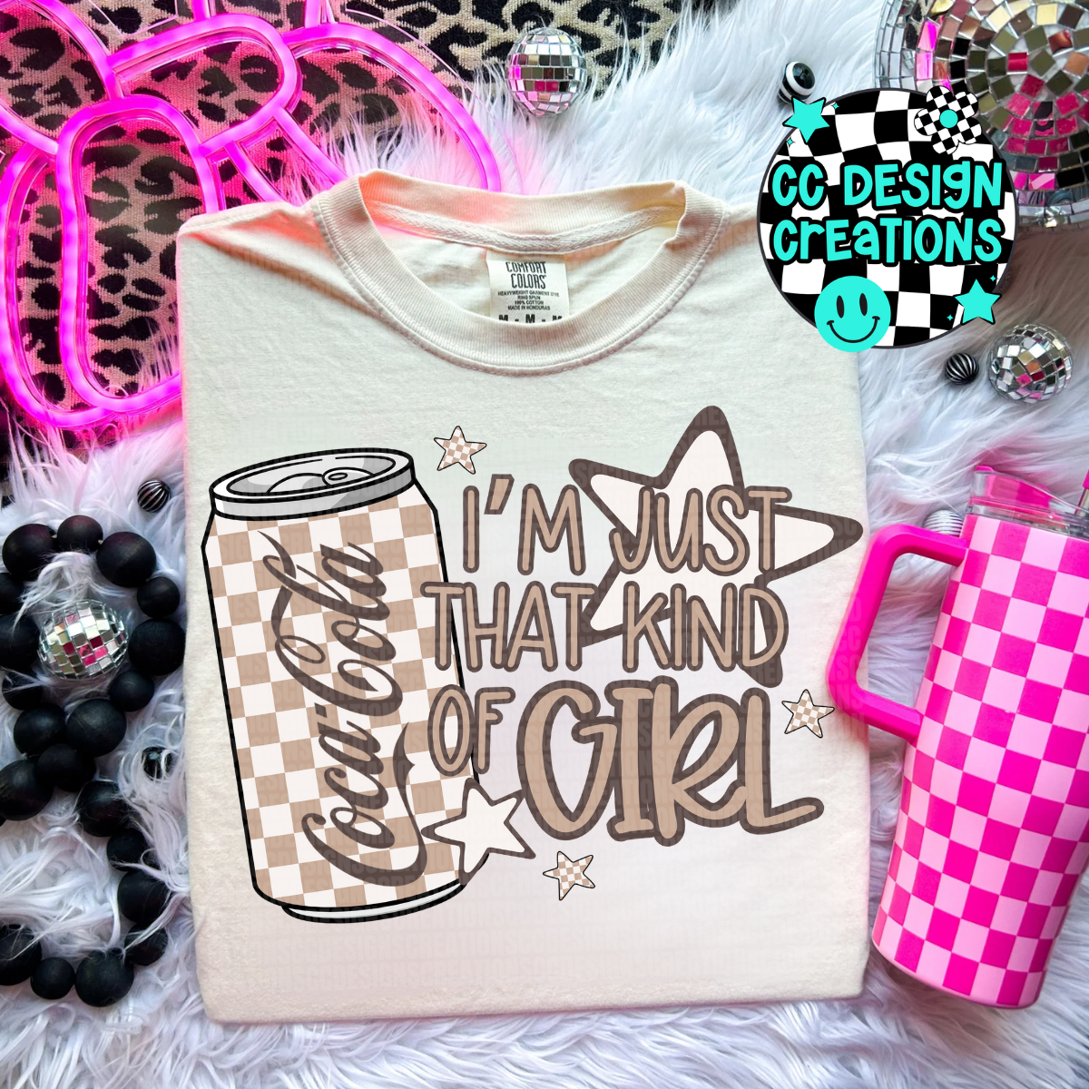 Just That Kind of Girl Co ke PNG Digital Download