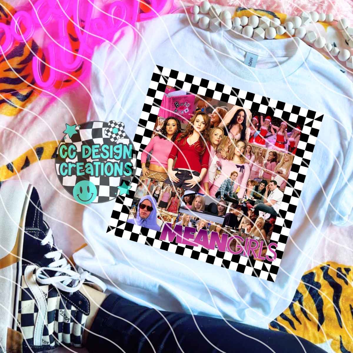Mean Girl Summer Movie Collage PNG Digital Download