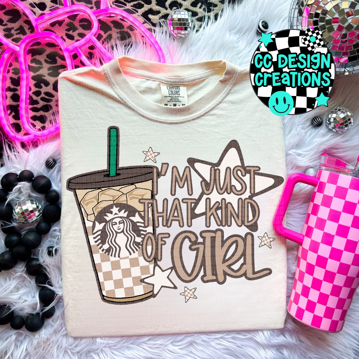 Just That Kind of Girl Starbs PNG Digital Download
