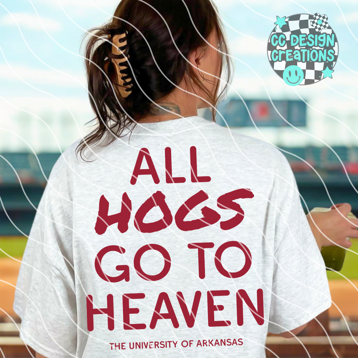 All Hogs Go To Heaven PNG Digital Download