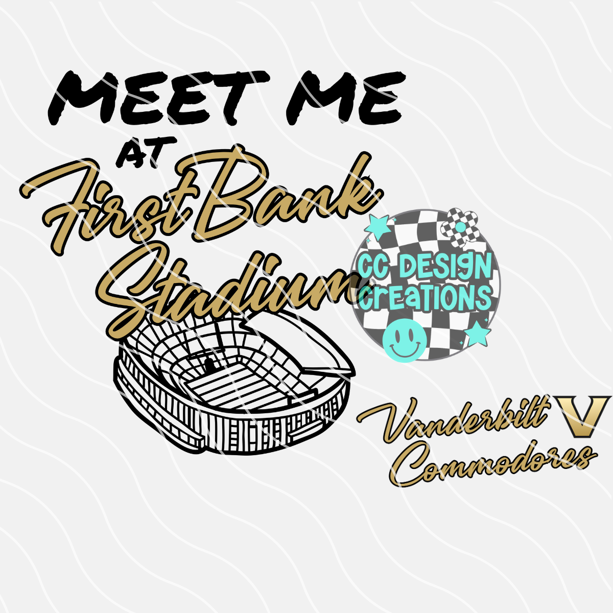 Meet Me At FirstBank Stadium Dores PNG Digital Download