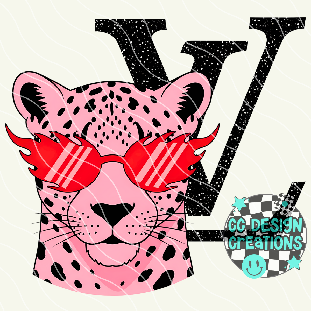 LV Leopard PNG Digital Download