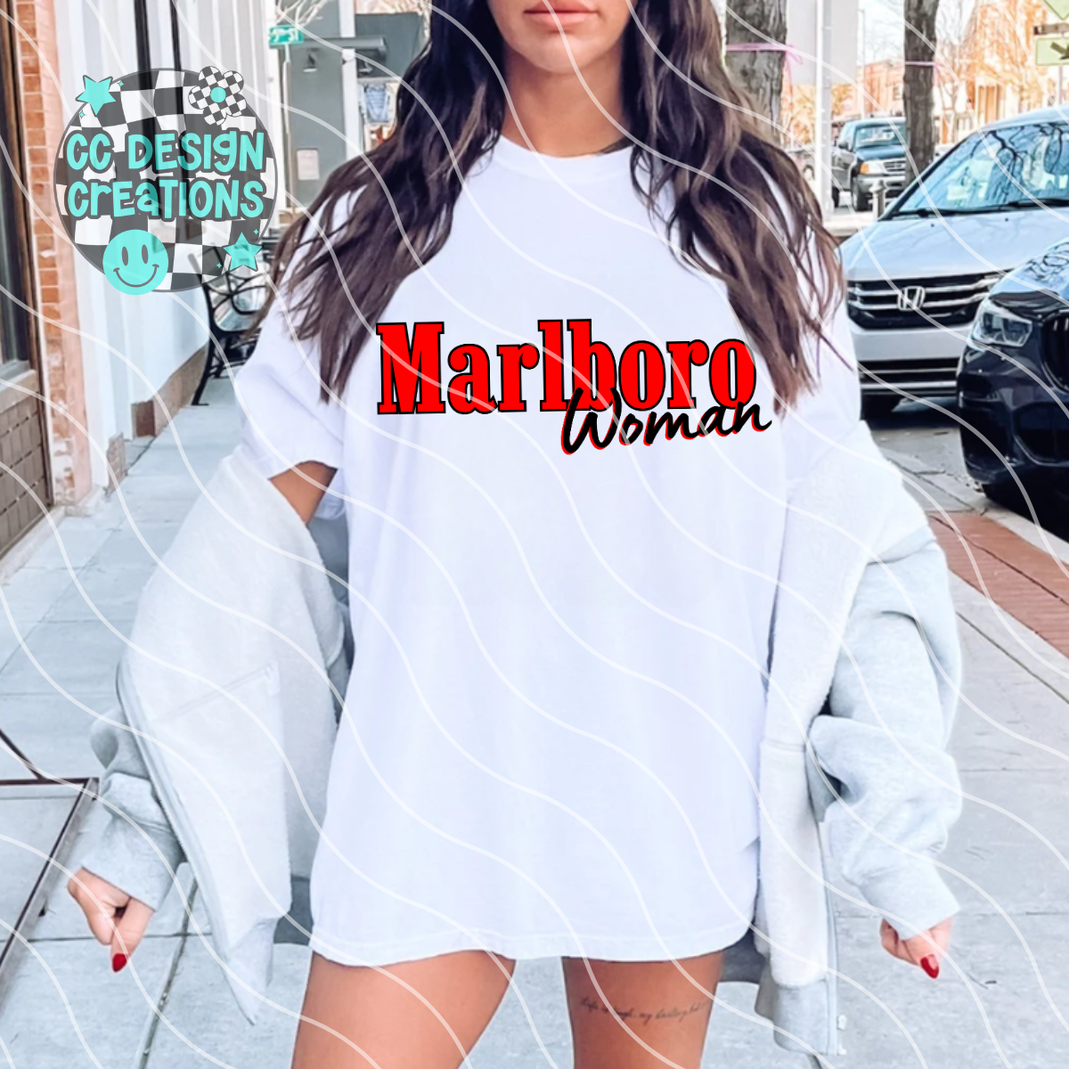 Marlboro Woman PNG Digital Download