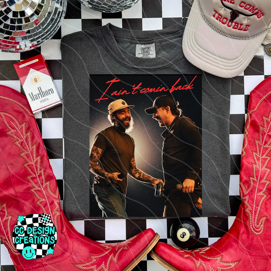 I Ain't Comin Back Wallen Posty Glow PNG Digital Download