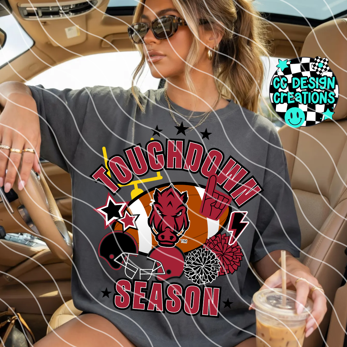 RAZORBKS TOUCHDOWN SEASON PNG DIGITAL DOWNLOAD