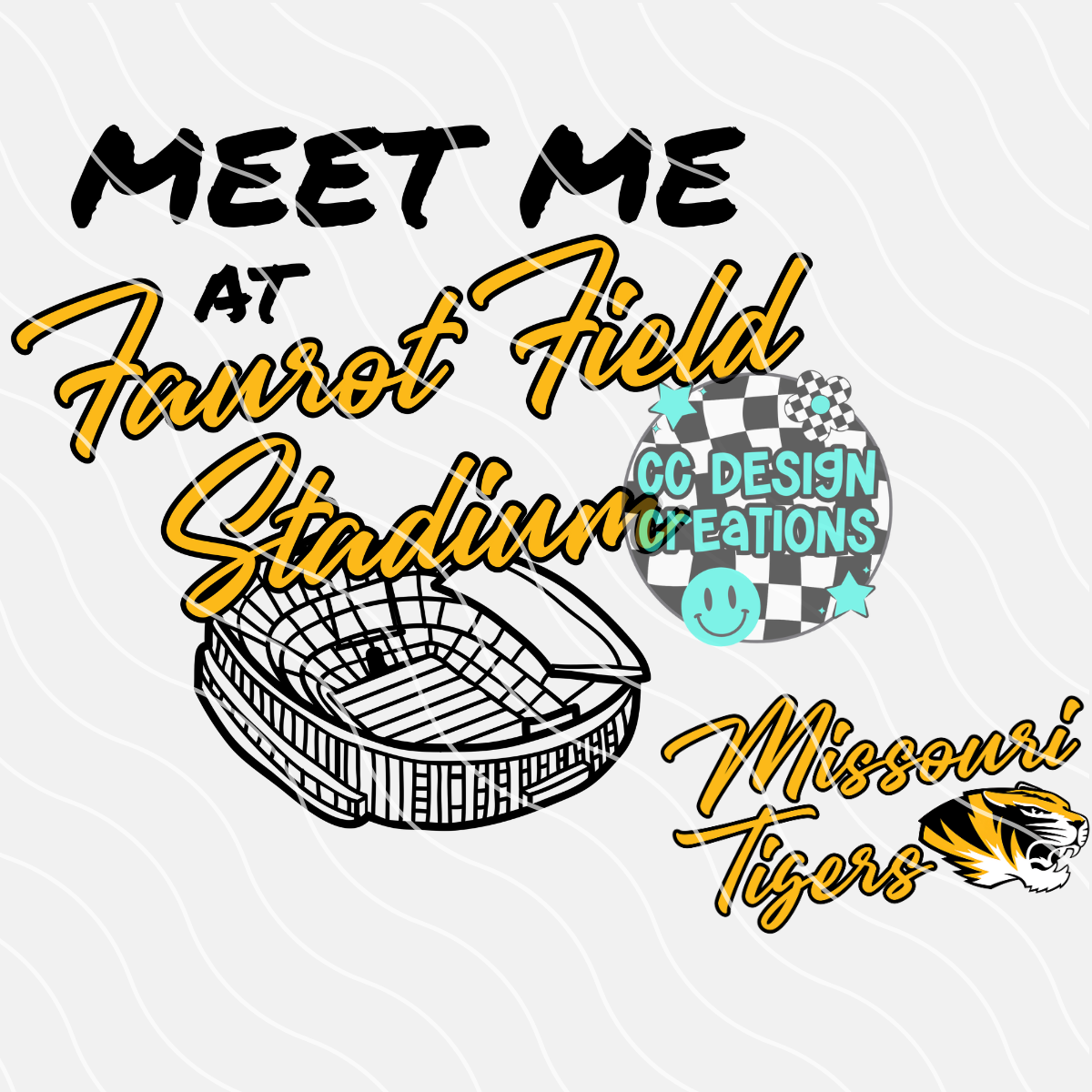 Meet Me At Faurot Stadium Mizzou PNG Digital Download
