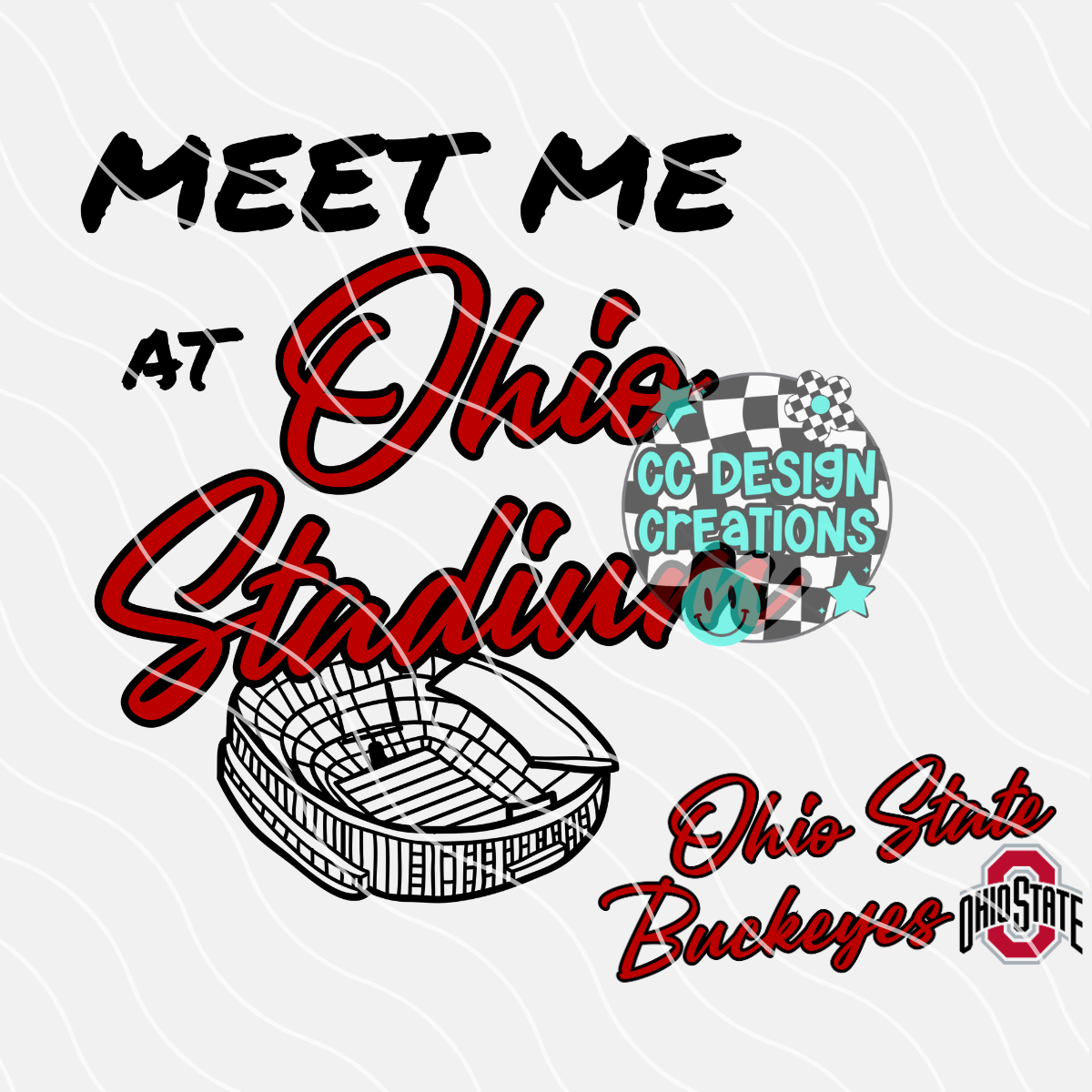 Meet Me At Ohio Stadium PNG Digital Download