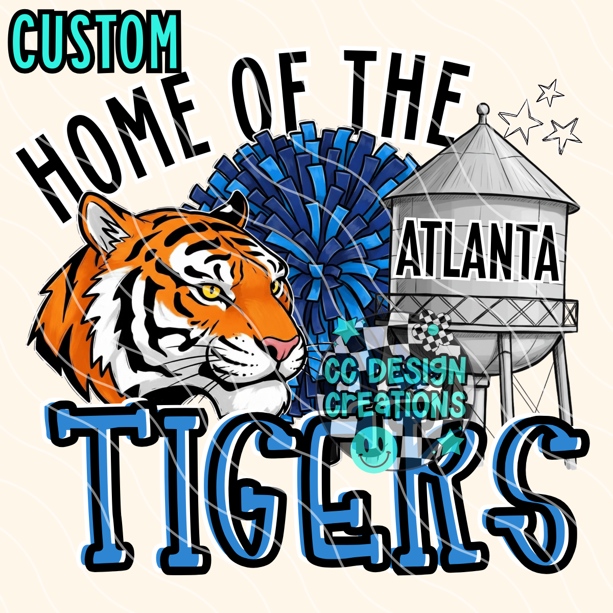 CUSTOM School Pride PNG Digital Download (SPORT, BAND OR CHEER)