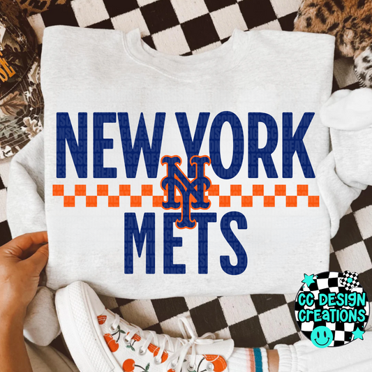 Mets Retro PNG Digital Download
