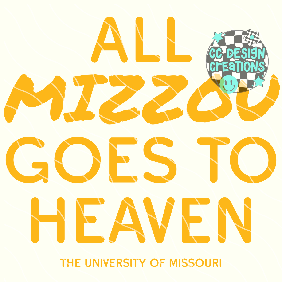 All Mizzou Go To Heaven PNG Digital Download
