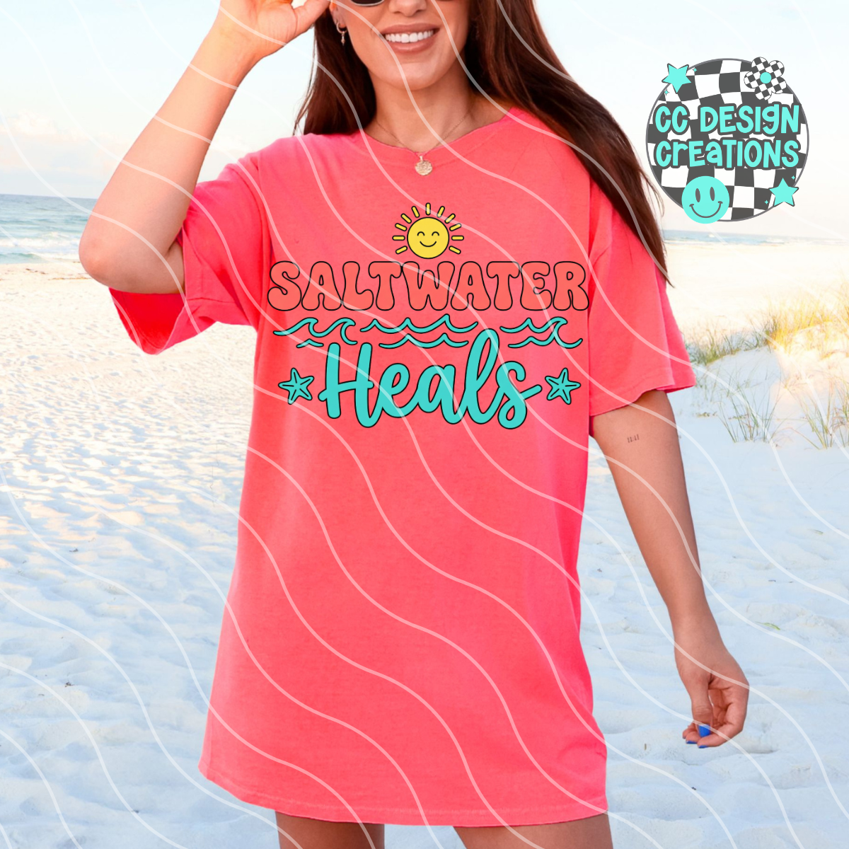 Saltwater Heals PNG Digital Download