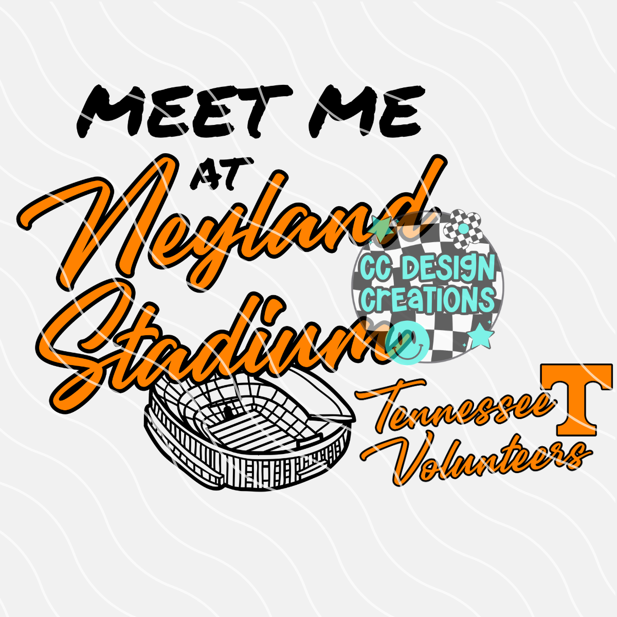 Meet Me At Neyland Stadium Vols PNG Digital Download