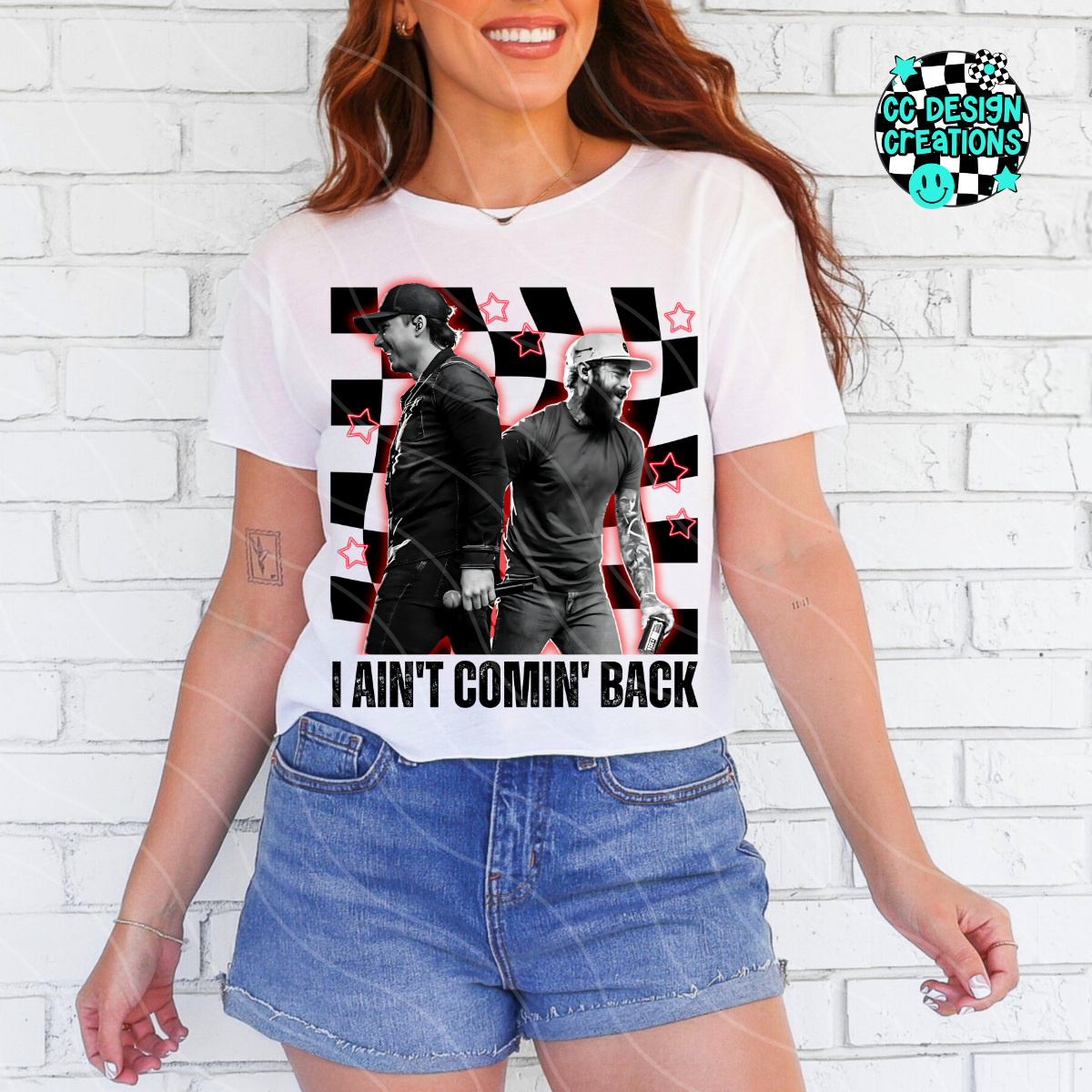 I Ain't Comin Back Wallen Posty Retro Neon PNG Digital Download