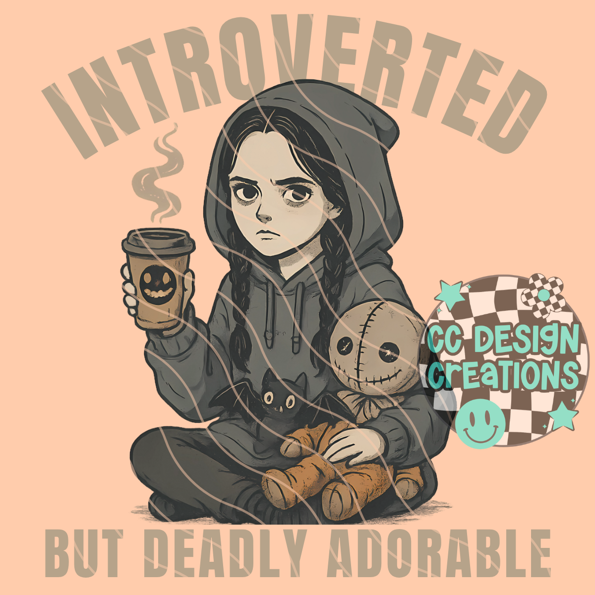 Introverted PNG Digital Download