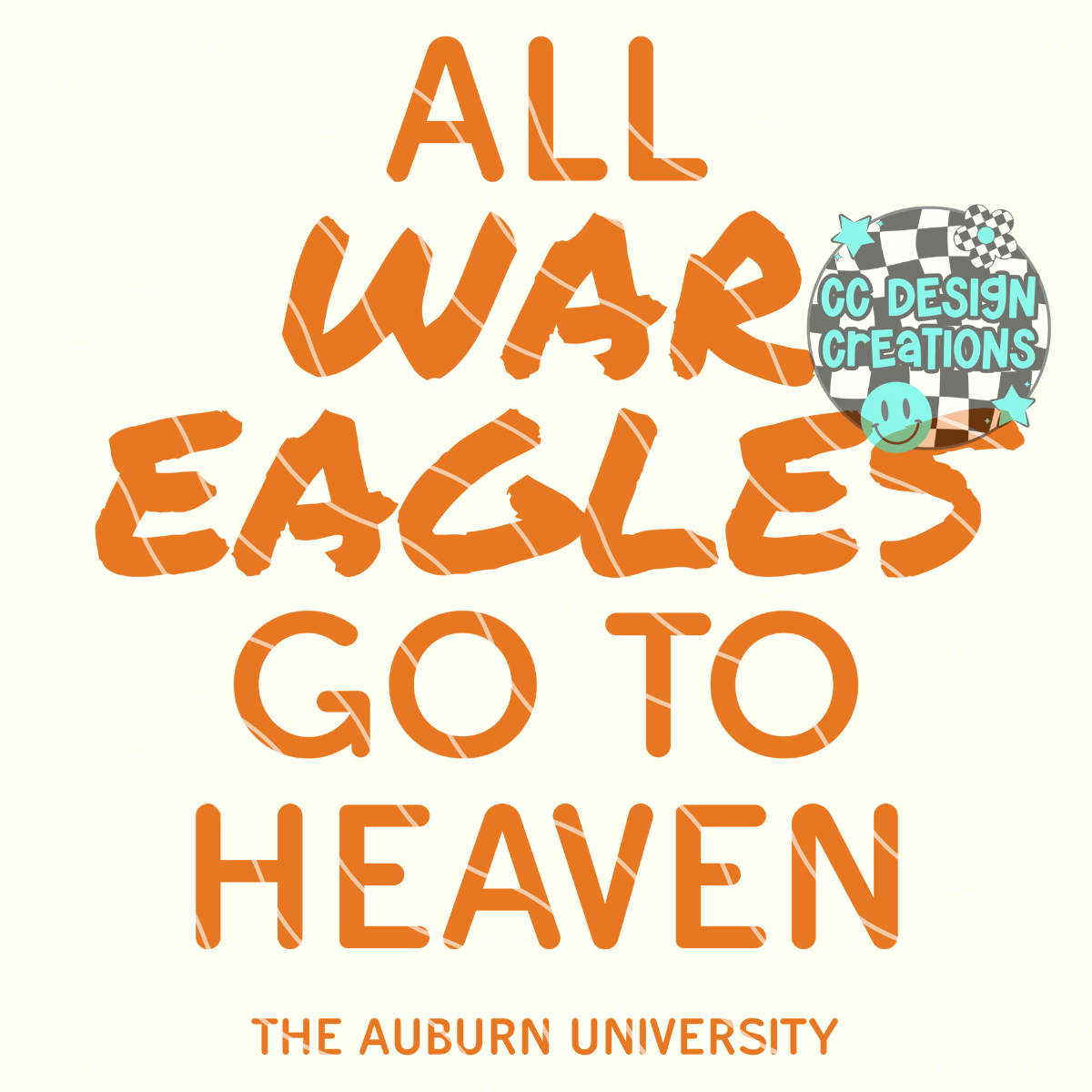 All War Eagles Go To Heaven PNG Digital Download