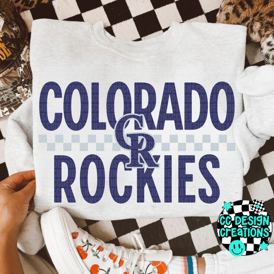 Rockies Retro PNG Digital Download