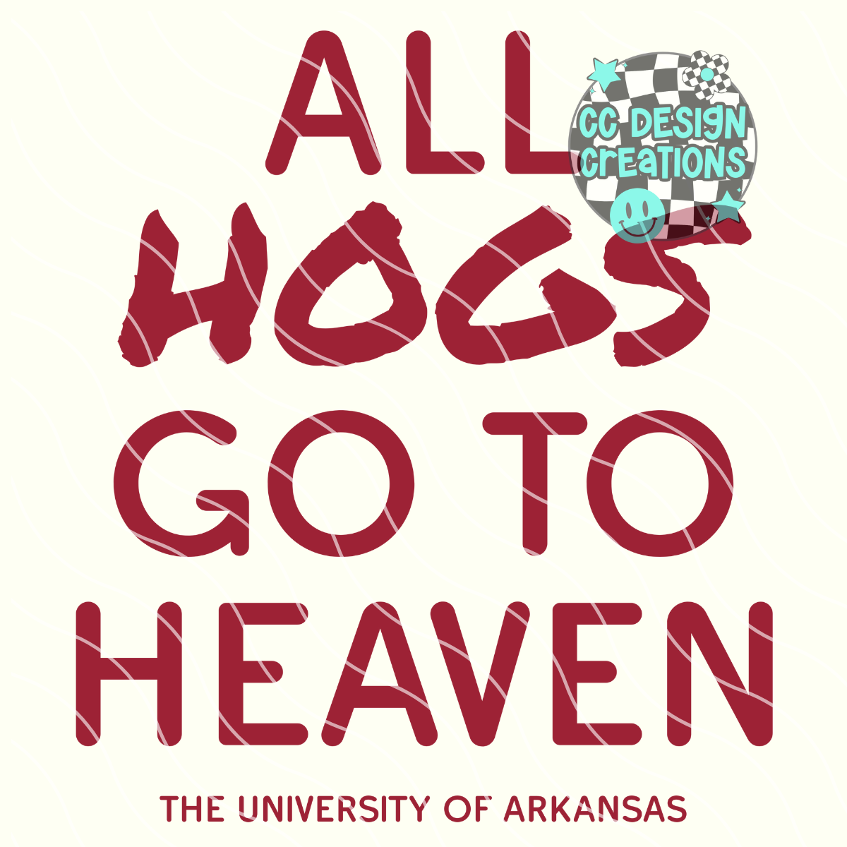 All Hogs Go To Heaven PNG Digital Download