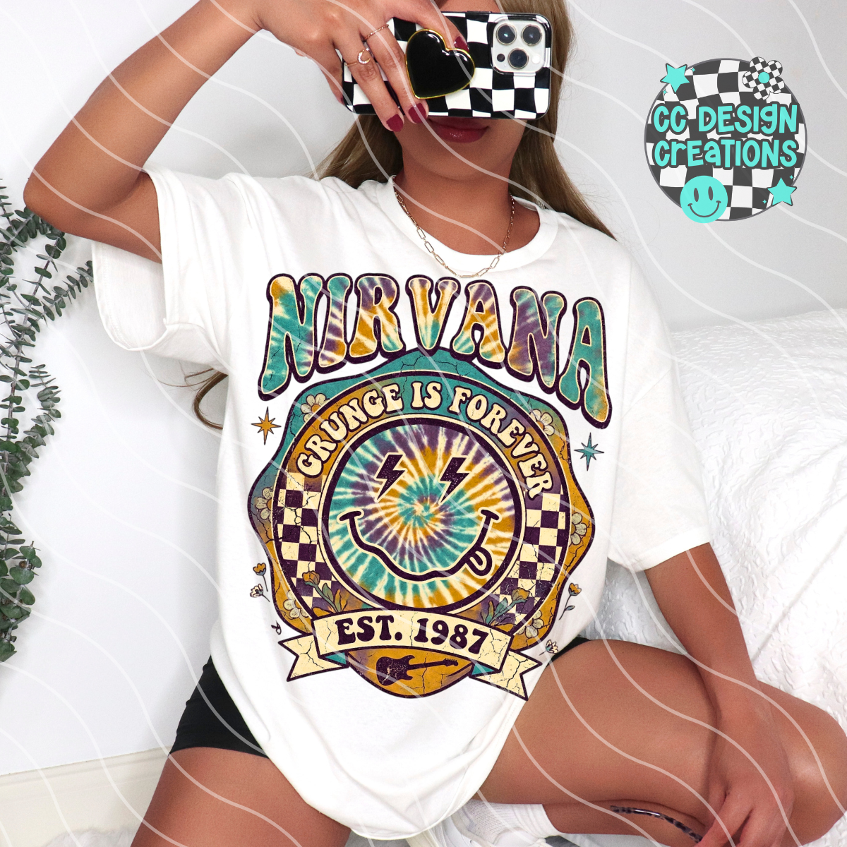 Nirv ana PNG Digital Download