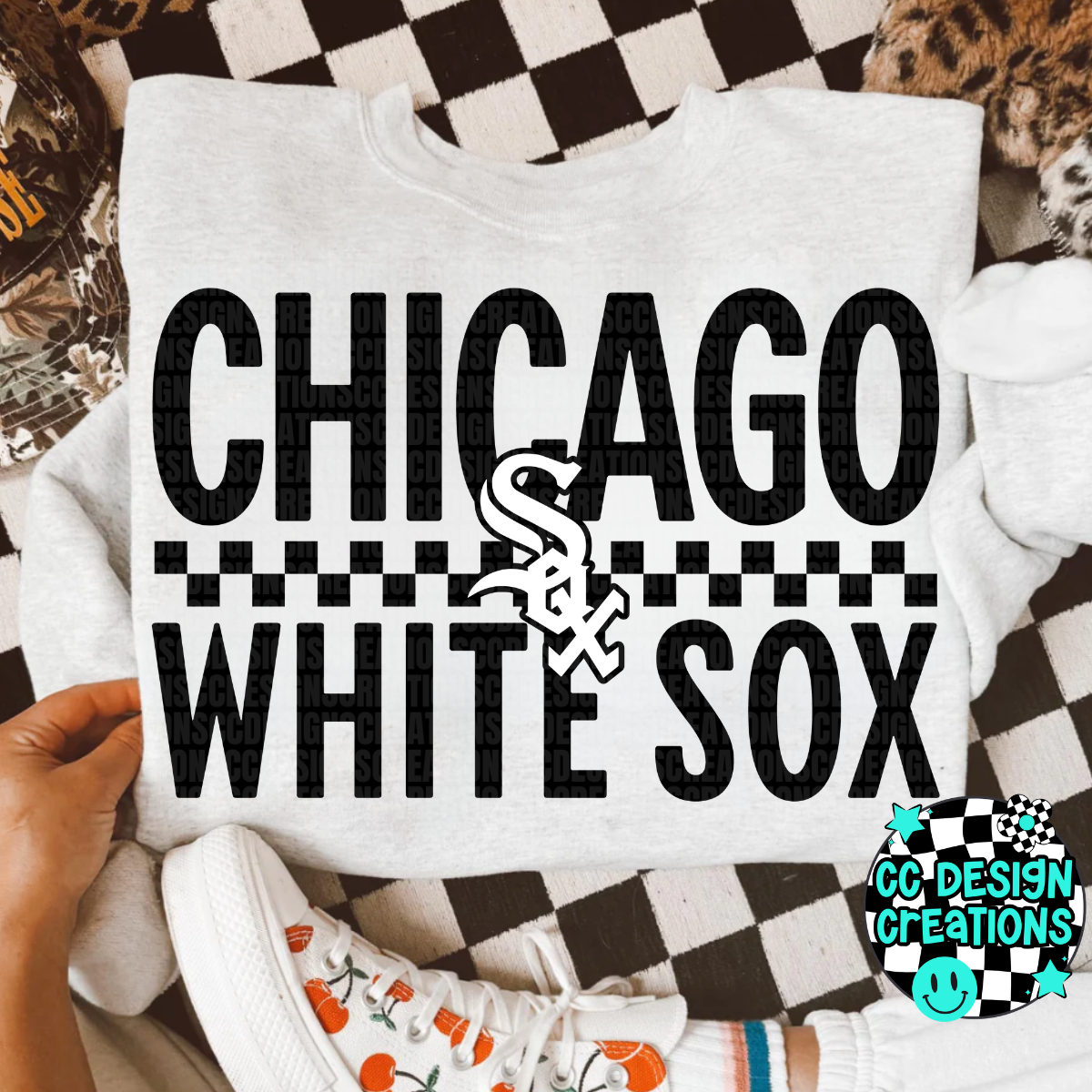 White Sox Retro PNG Digital Download