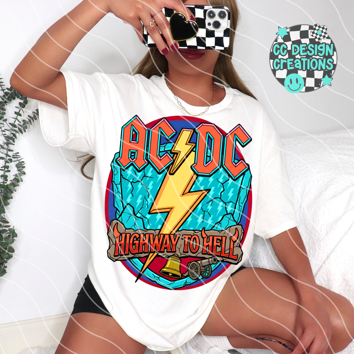 AC DC PNG Digital Download