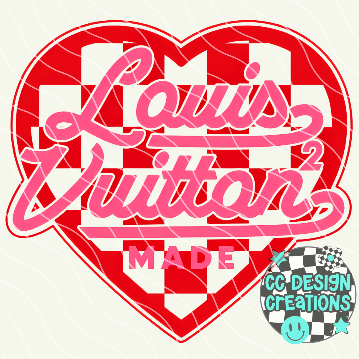 Pink Red Louis PNG Digital Download