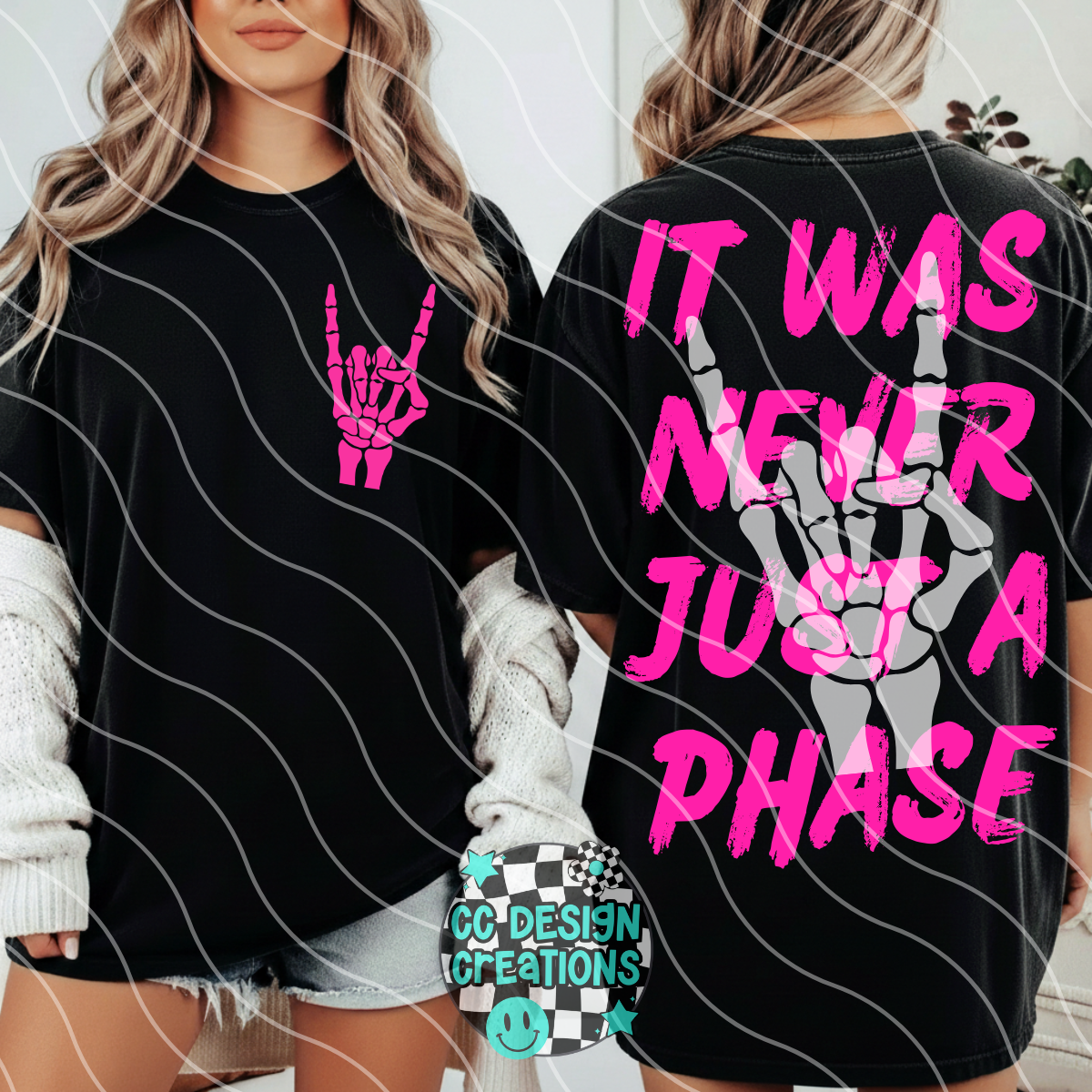 It Was Never Just A Phase Pink PNG Digital Download