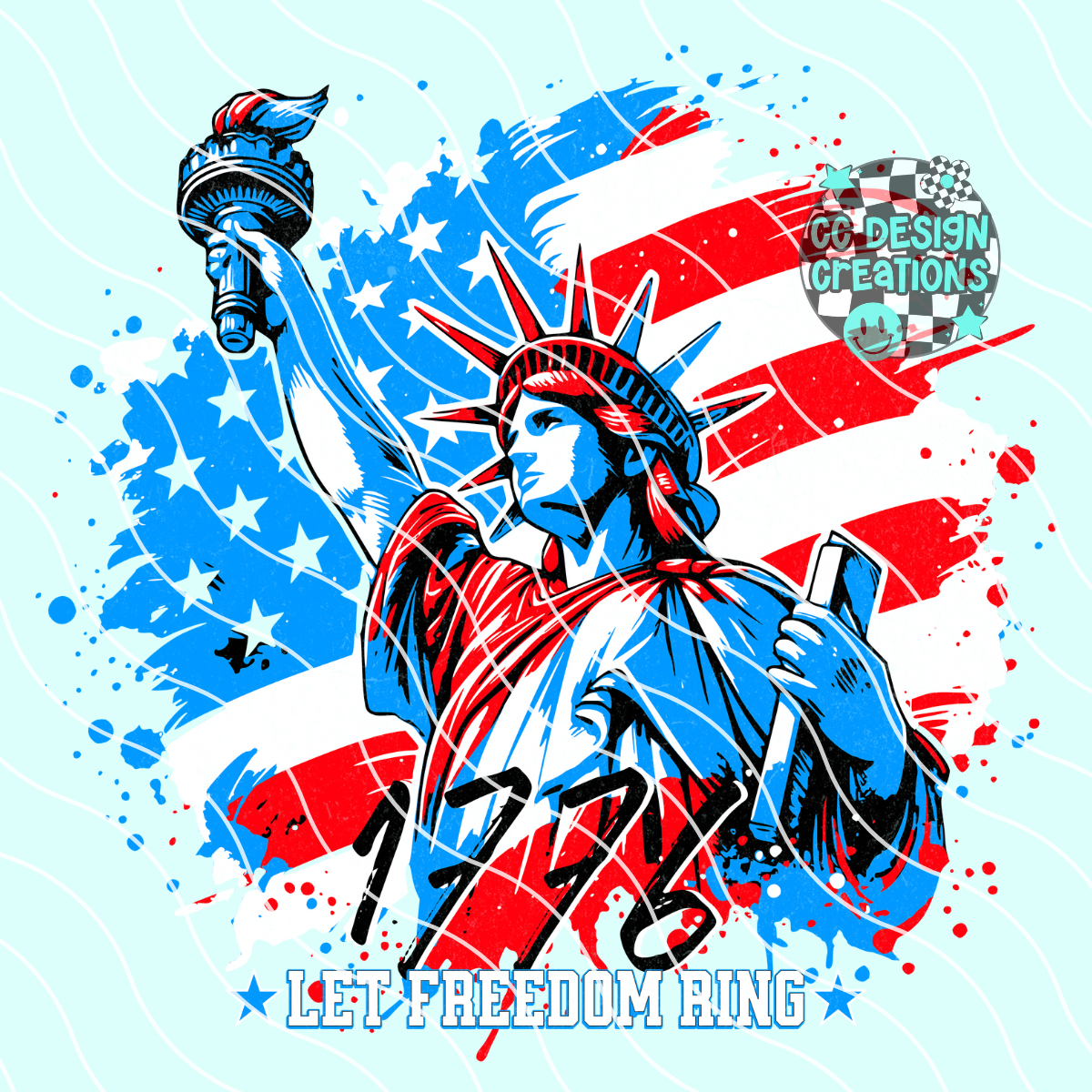 Let Freedom Ring PNG Digital Download