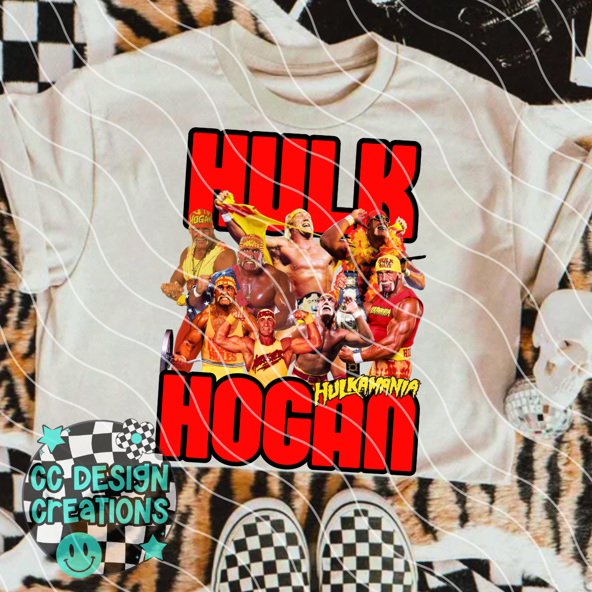 Hulk Hogan Collage PNG Digital Download