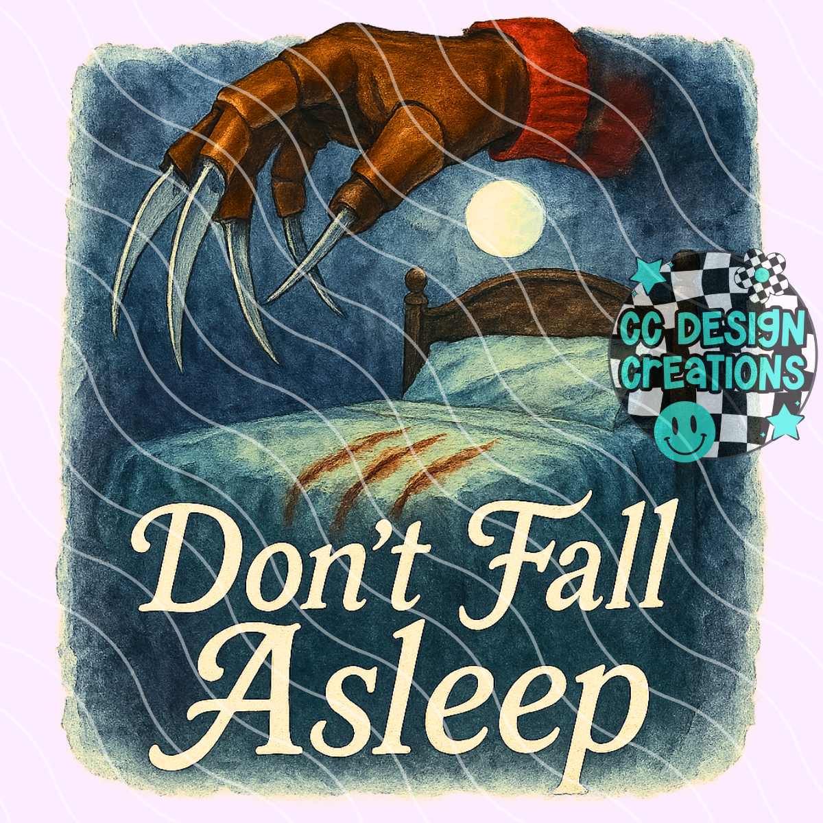 Don't Fall Asleep Freddy PNG Digital Download