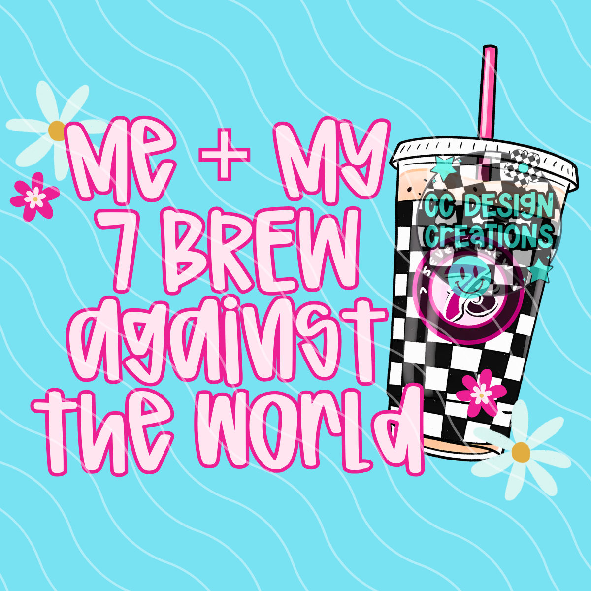 7 Brew PNG Digital Download