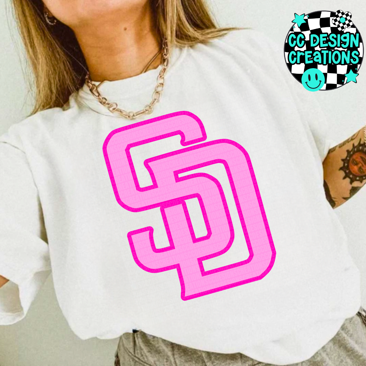 Padres Preppy Pink PNG Digital Download