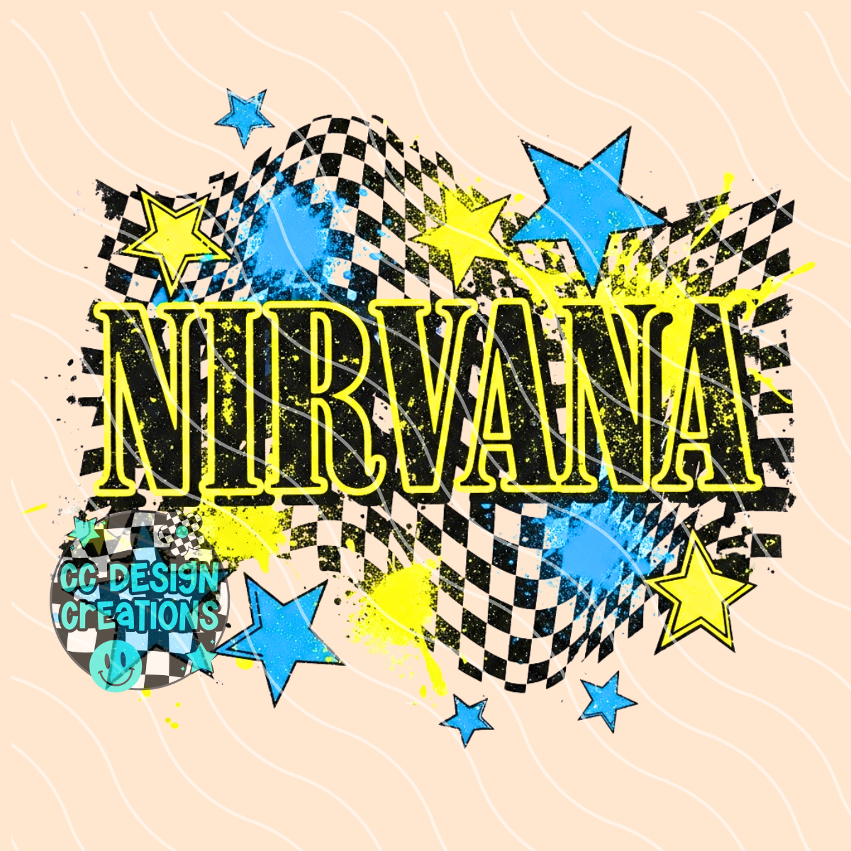 Nirv ana Grunge PNG Digital Download