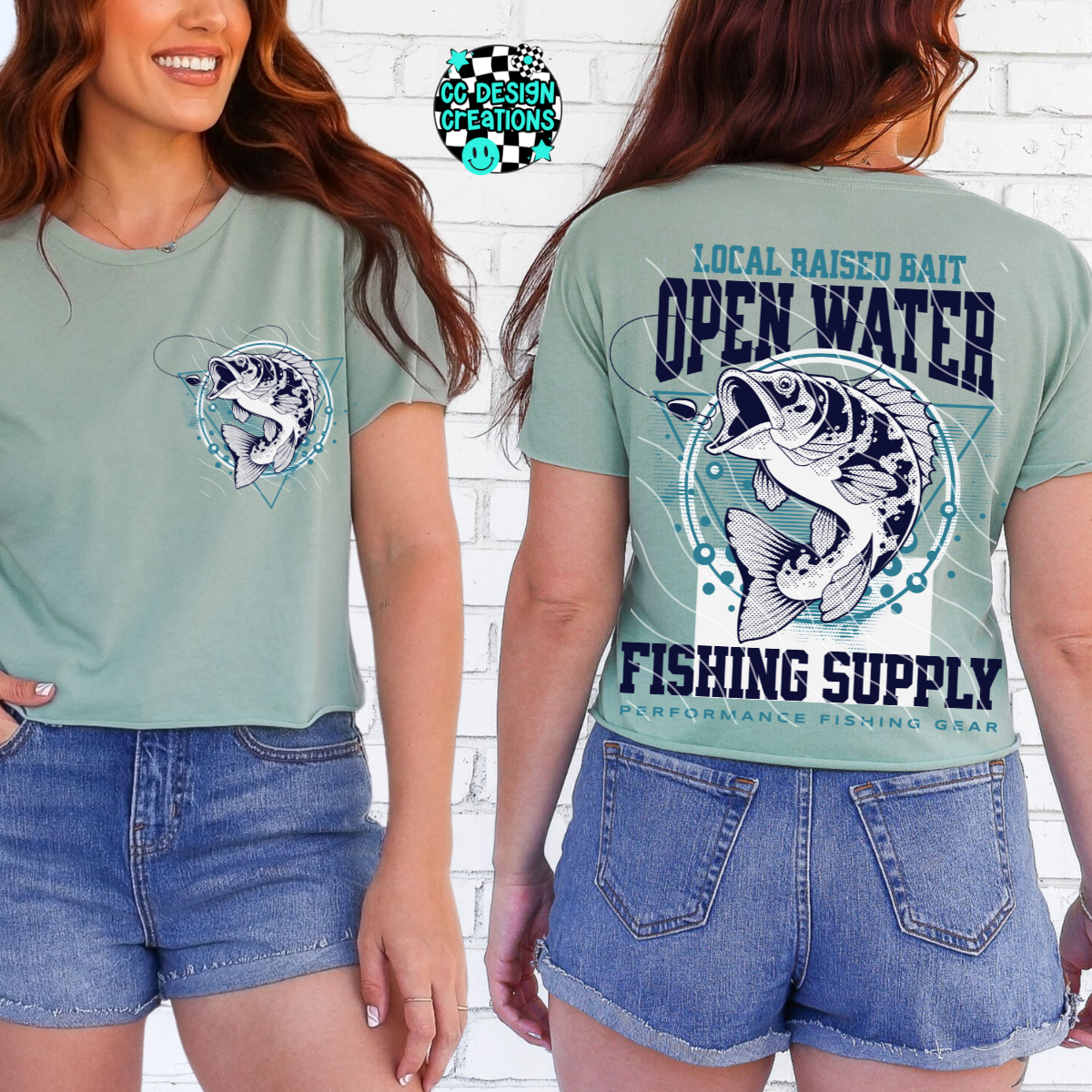 Open Water Fishing PNG Digital Download