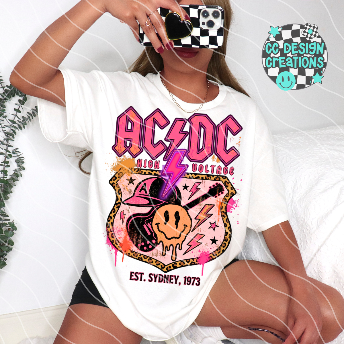AC DC High Voltage PNG Digital Download