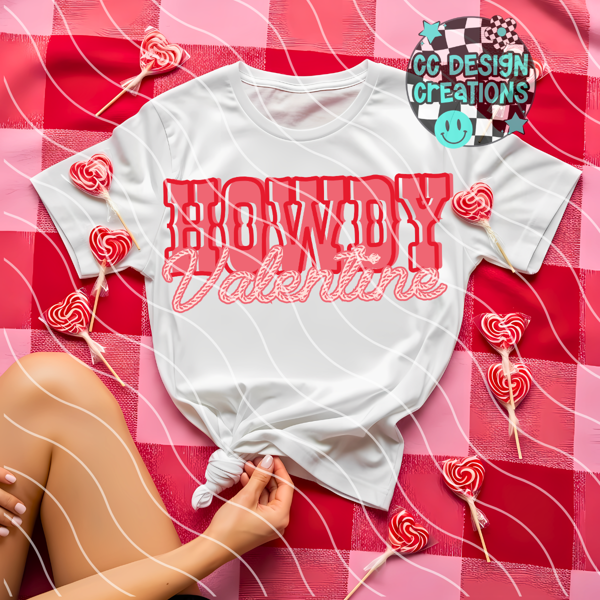 Howdy Valentine PNG Digital Download