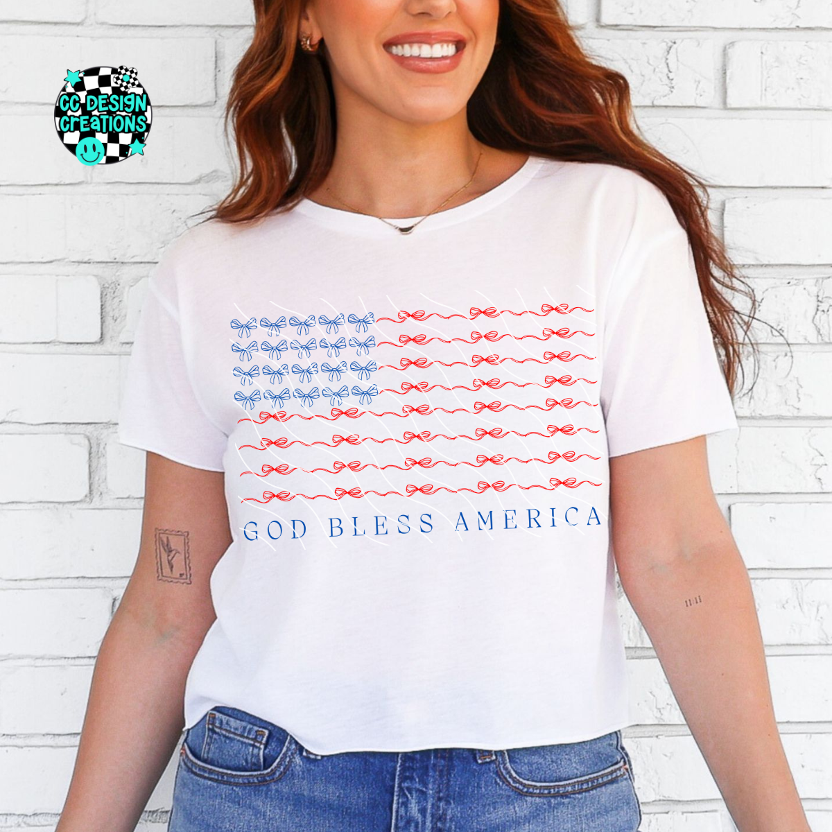 God Bless America Coquette PNG Digital Download