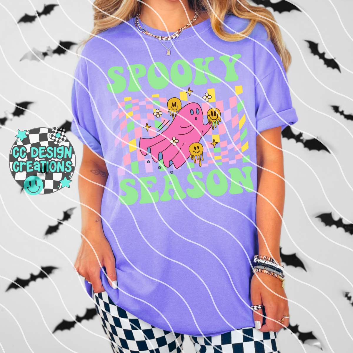Retro Spooky Season PNG Digital Download