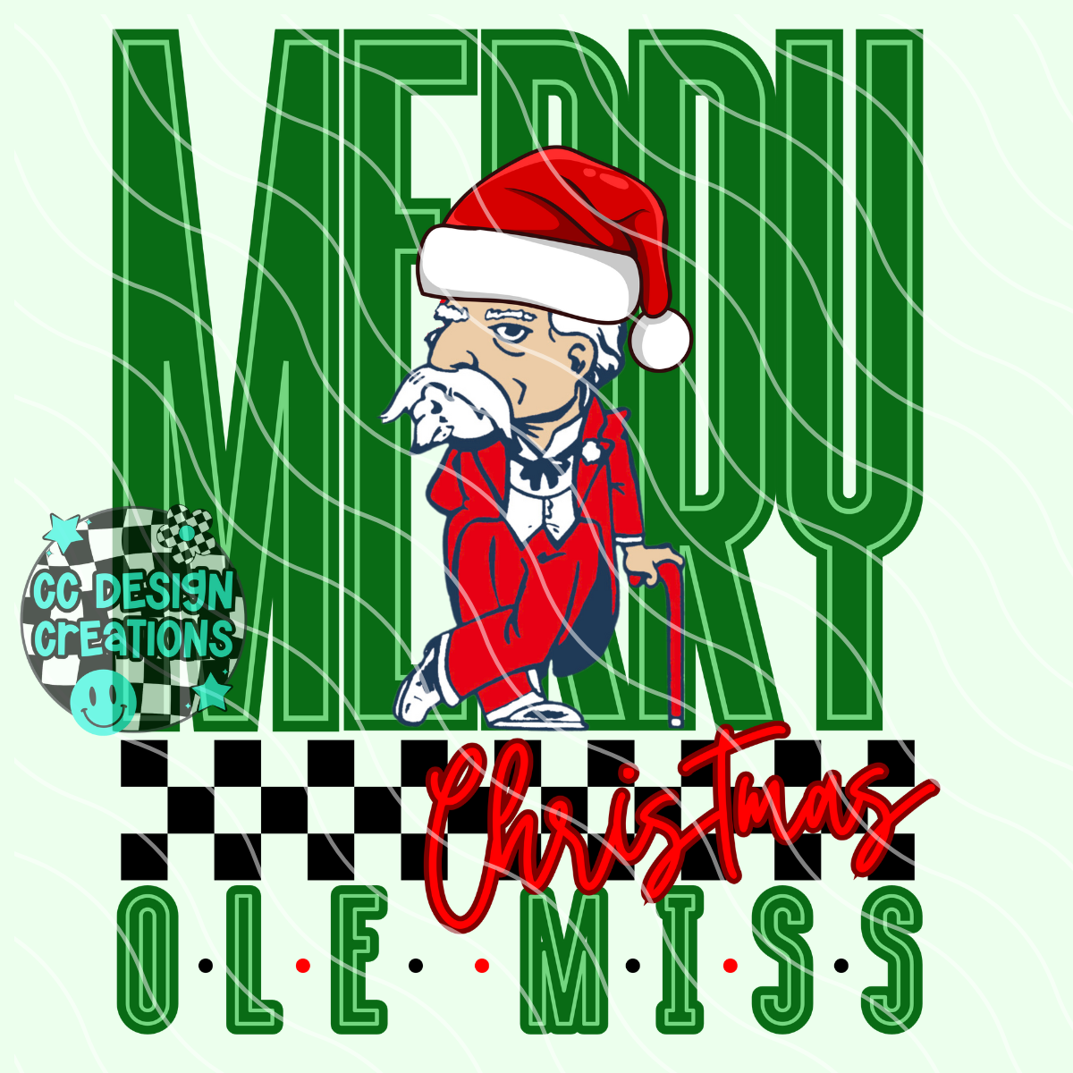 Christmas Ole Miss PNG Digital Download