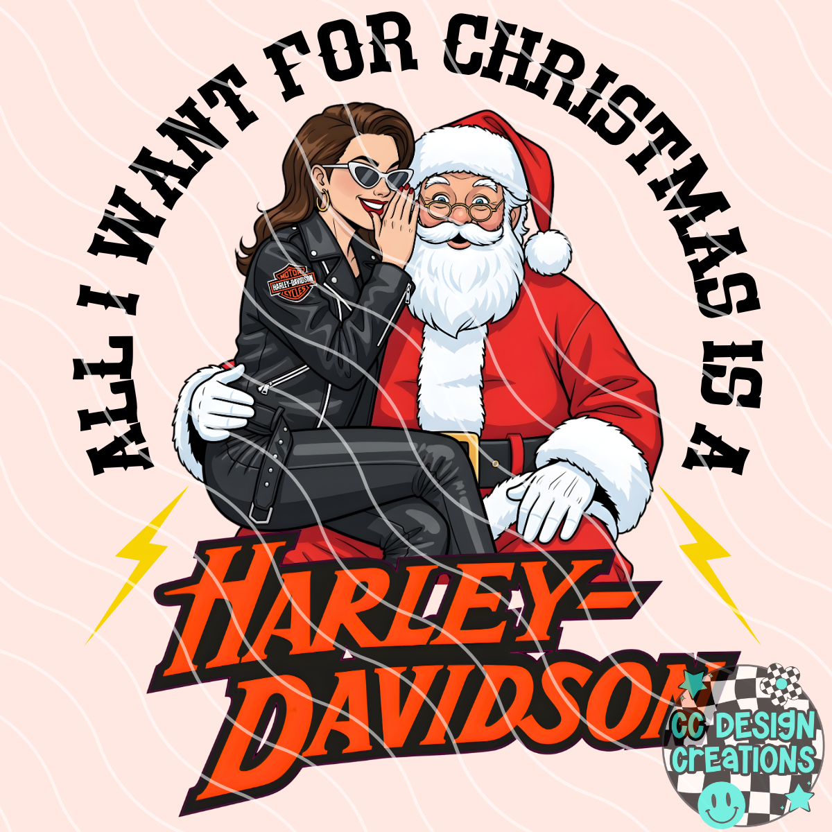 All I Want For Christmas PNG Digital Download