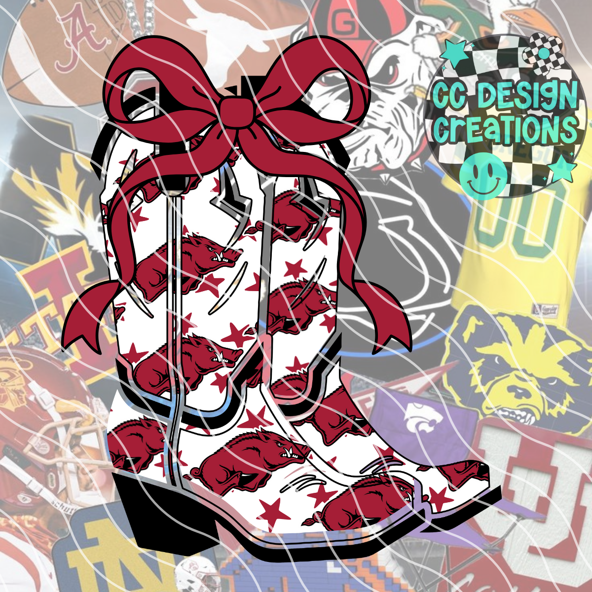 Razorbacks Cowgirl PNG Digital Download