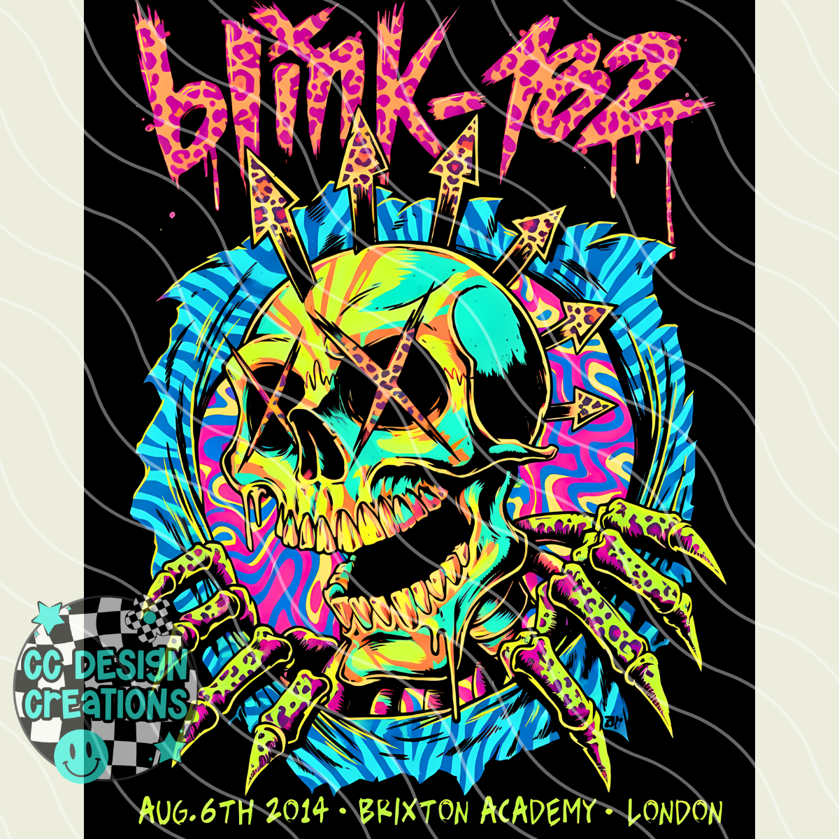 Blink 182 Wild PNG Digital Download